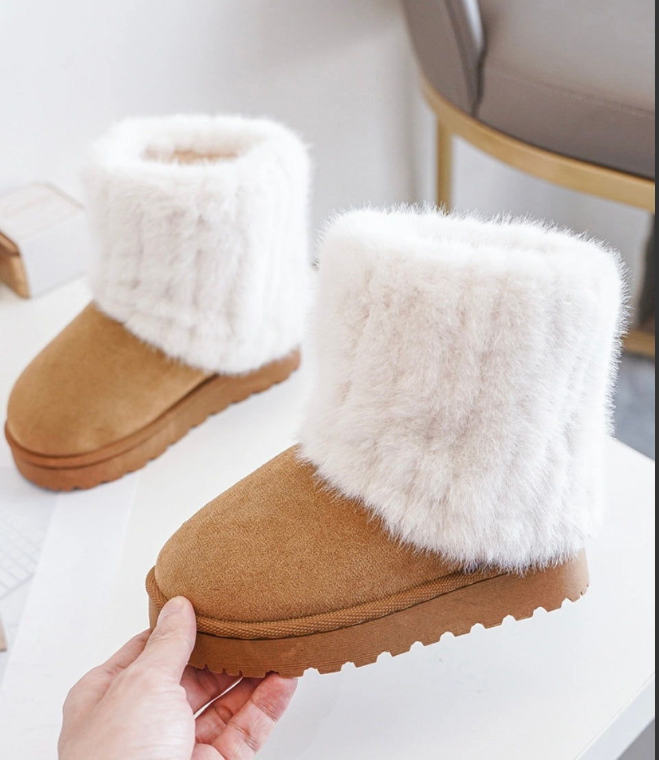 Bottines fourré Camel