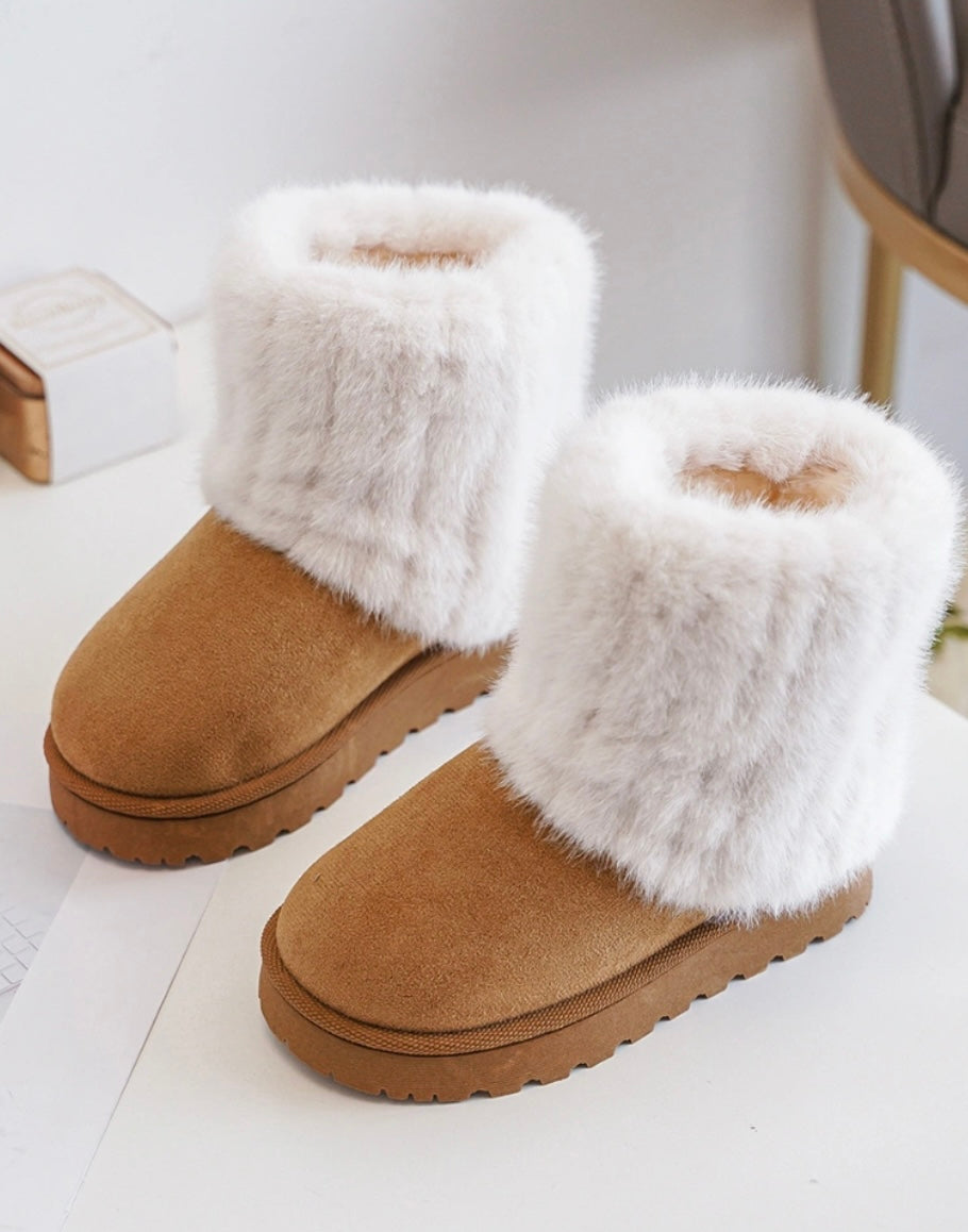 Bottines fourré Camel