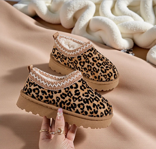 Mules léopard Douillettes