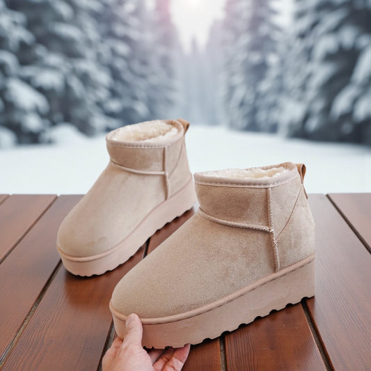 Bottines fourrées beige – du 31 au 36