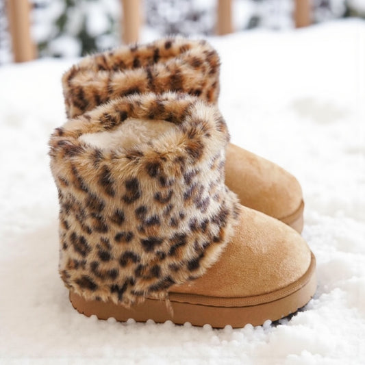 Bottines fourrées léopard 🐾
