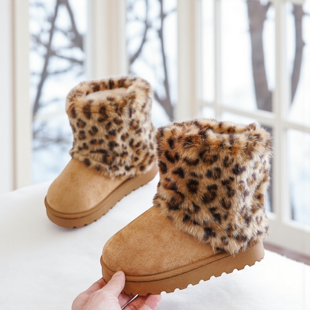 Bottines fourrées léopard 🐾