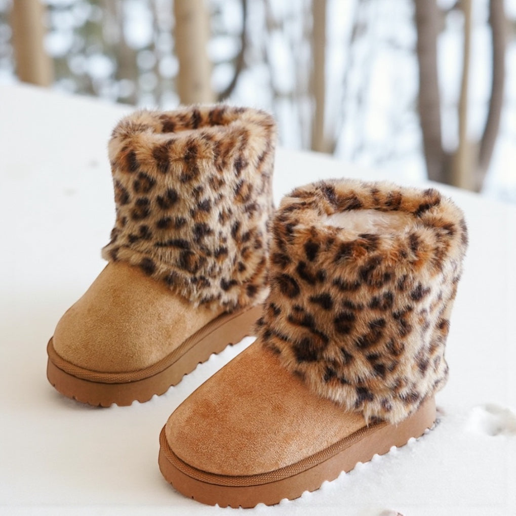 Bottines fourrées léopard 🐾